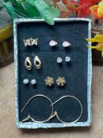 7-Days Fashion Earring Set – Weekly Collection of Studs & Hoops - Image 3