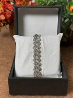 Premium Iced Out Cuban Link Bracelet – Gold & Silver Edition - Image 3