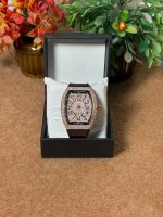 Franck Muller Vanguard Yachting Edition – Rose Gold Iced Out Luxury